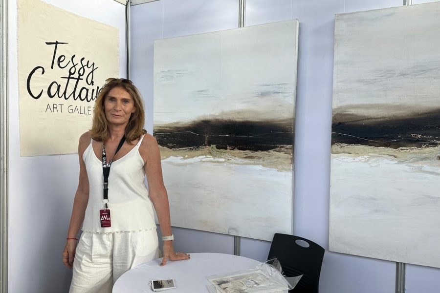 Tessy Cattaino presentó sus obras en Art Week Chile 2024